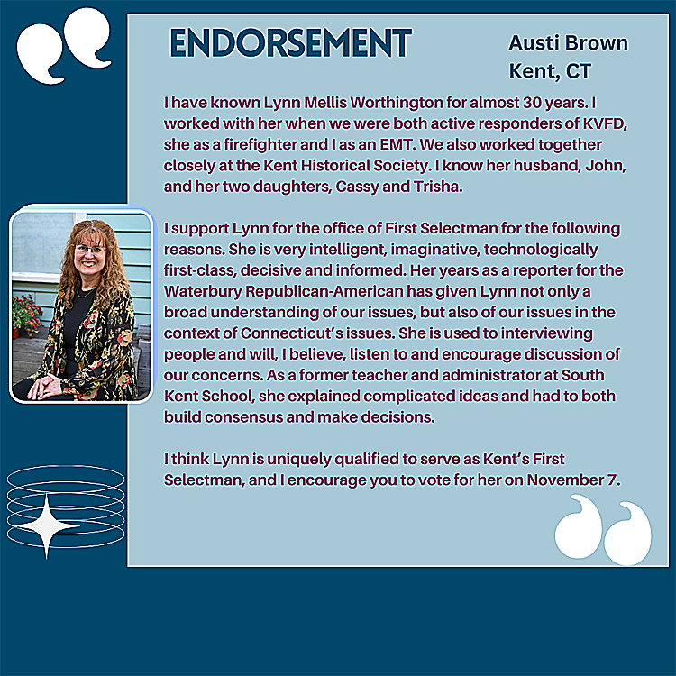 Testimonial Endorsement: written by Austi Brown